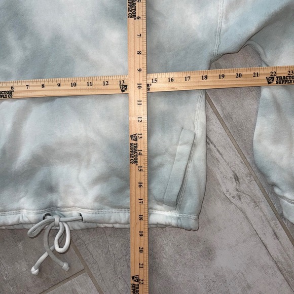 Abercrombie Fitch Tie Dye Cropped Hoodie Sweatshirt Soft A&F Collection XS - Picture 6 of 6